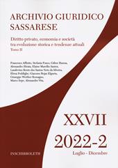 Archivio giuridico sassarese (2022). Vol. 2: Diritto privato, economia e società tra evoluzione strica e tendenze attuali