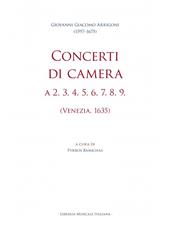Concerti di camera a 2. 3. 4. 5. 6. 7. 8. 9. (Venezia, 1635)