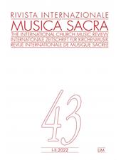 Rivista internazionale di musica sacra (2022). Vol. 1-2