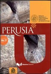 Perusia. Rivista del Dipartimento di culture comparate dell'Università per stranieri di Perugia. Nuova serie (2012). Vol. 7