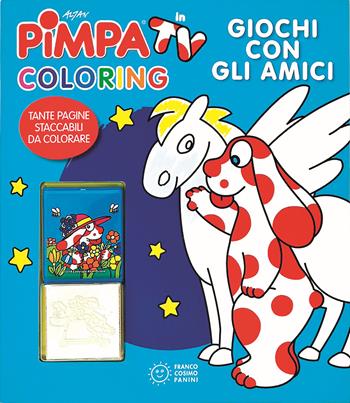 Giochi con gli amici. Pimpa in tv. Coloring. Ediz. illustrata. Con gadget - Altan - Libro Franco Cosimo Panini 2019 | Libraccio.it