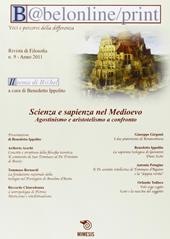 Babelonline print. Vol. 6: Scienza e sapienza nel Medioevo. Agostino e aristotelismo a confronto