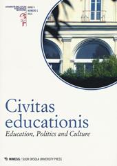 Civitas educationis. Education, politics, and culture (2016). Vol. 1