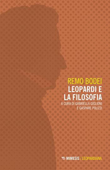 Leopardi e la filosofia - Remo Bodei - Libro Mimesis 2022, Leopardiana | Libraccio.it
