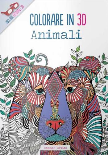 Animali. Colorare in 3D. Con gadget - Hannah Davies - Libro Logos 2015 | Libraccio.it