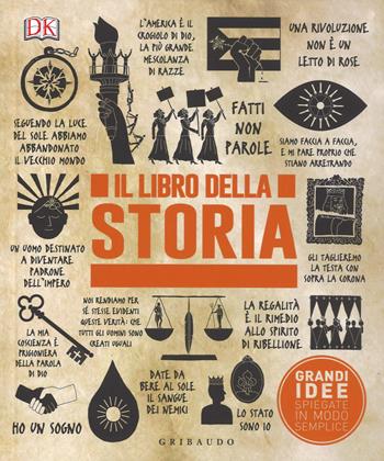 Il libro della storia. Grandi idee spiegate in modo semplice  - Libro Gribaudo 2017, Straordinariamente | Libraccio.it