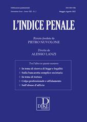 L'indice penale (2022). Vol. 2