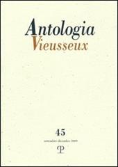 Antologia Vieusseux (2009). Vol. 45