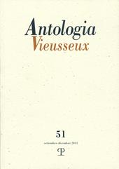 Antologia Vieusseux (2011). Vol. 51