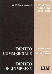 Diritto commerciale. Vol. 1: Diritto dell'impresa. - Gian Franco Campobasso - Libro Utet Giuridica 2006, Il sistema giuridico italiano | Libraccio.it