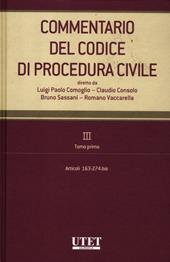 Commentario del codice di procedura civile. Vol. 3\1: Articoli 163-274 bis.