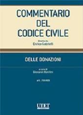 Commentario del codice civile. Delle donazioni. Artt. 1769-809