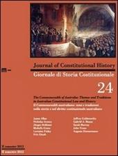 Giornale di storia costituzionale. Ediz. italiana e inglese. Vol. 24