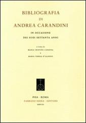 Bibliografia di Andrea Carandini