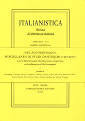 «Nel suo profondo». Miscellanea di studi danteschi (1265-20015)