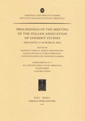 Proceedings of the meeting of the Italian Association of Sanskrit Studies (Bologna, 27-28 marzo 2015)