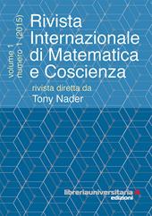 Rivista internazionale di matematica e coscienza (2015). Vol. 1