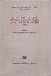 La visita pastorale di Giovanni Ladislao Pyrker nella diocesi di Venezia (1821)