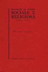 Ricerche di storia sociale e religiosa. Vol. 83
