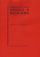 Ricerche di storia sociale e religiosa. Vol. 87