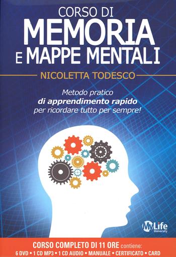 Corso di memoria e mappe mentali. Con 6 DVD e CD Audio formato MP3 - Nicoletta Todesco - Libro My Life 2015, Self Help | Libraccio.it