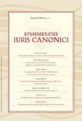 Ephemerides Iuris canonici (2012). Vol. 1