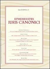 Ephemerides Iuris canonici (2012). Vol. 2