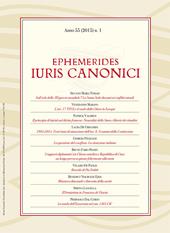 Ephemerides iuris canonici (2015). Vol. 1