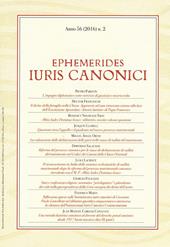 Ephemerides Iuris canonici (2016). Vol. 2