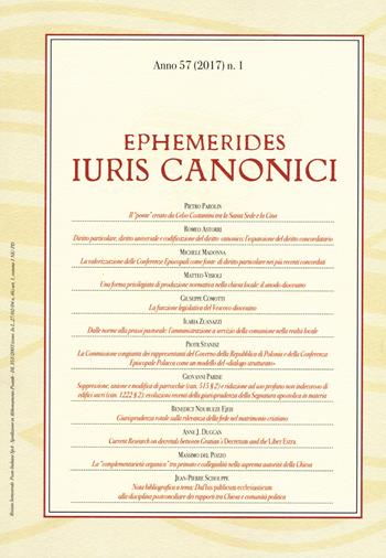 Ephemerides Iuris canonici (2017). Vol. 1  - Libro Marcianum Press 2017 | Libraccio.it