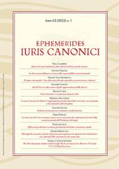 Ephemerides Iuris canonici (2022). Vol. 1