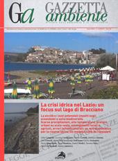 Gazzetta ambiente. Rivista sull'ambiente e il territorio (2017). Vol. 4-5: crisi idrica nel Lazio: un focus sul lago di Bracciano, La.