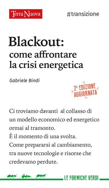Blackout. Come affrontare la crisi energetica - Gabriele Bindi - Libro Terra Nuova Edizioni 2022, Le formiche verdi | Libraccio.it