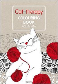 Cat therapy. Colouring book anti-stress  - Libro L'Ippocampo 2015 | Libraccio.it
