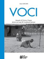   Voci. Annuale di scienze umane (2016). Vol. 13