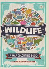 Wildlife. A map colouring book