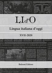 LI d'O. Lingua italiana d'oggi (2020). Vol. 17