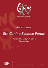 5th canine science forum. Proceedings (Padova, 28 giugno-21 luglio 2016)