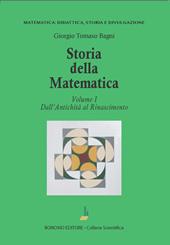 Storia della matematica. Vol. 1: Dall'antichità al Rinascimento