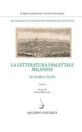 La letteratura dialettale milanese. Vol. 2