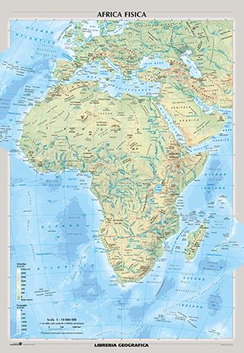 Africa fisica e politica. Carta murale  - Libro Libreria Geografica 2016 | Libraccio.it