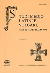 Studi mediolatini e volgari (2016). Vol. 62