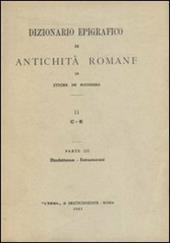 Dizionario epigrafico di antichità romane. Vol. 2\1: C-Consul.