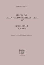 I problemi della filosofia della storia-Recensioni (1870-1896)