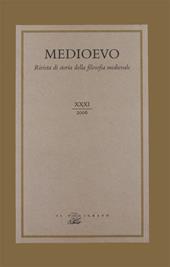 Medioevo. Rivista di storia della filosofia medievale. Vol. 31
