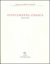 Supplementa italica. Vol. 24