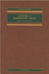Lettere a Benedetto Croce. Vol. 5: Dal 1915 al 1924.