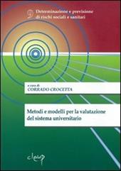 Metodi e modelli per la valutazione del sistema universitario