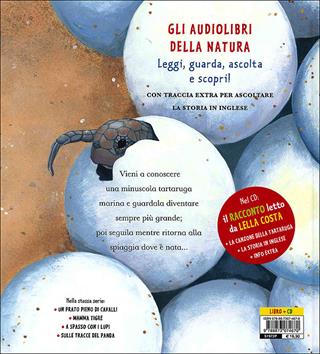 Una piccola grande tartaruga. Ediz. illustrata. Con CD Audio - Nicola Davies - Libro Editoriale Scienza 2010, Audiolibri della natura | Libraccio.it