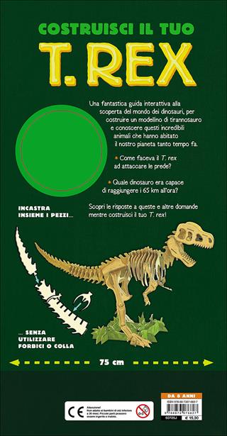 Costruisci il tuo T-Rexe scopri il mondo dei dinosauri. Libro pop-up. Con modellino di 49 pezzi - Darren Naish - Libro Editoriale Scienza 2014, Pop-up & co. | Libraccio.it